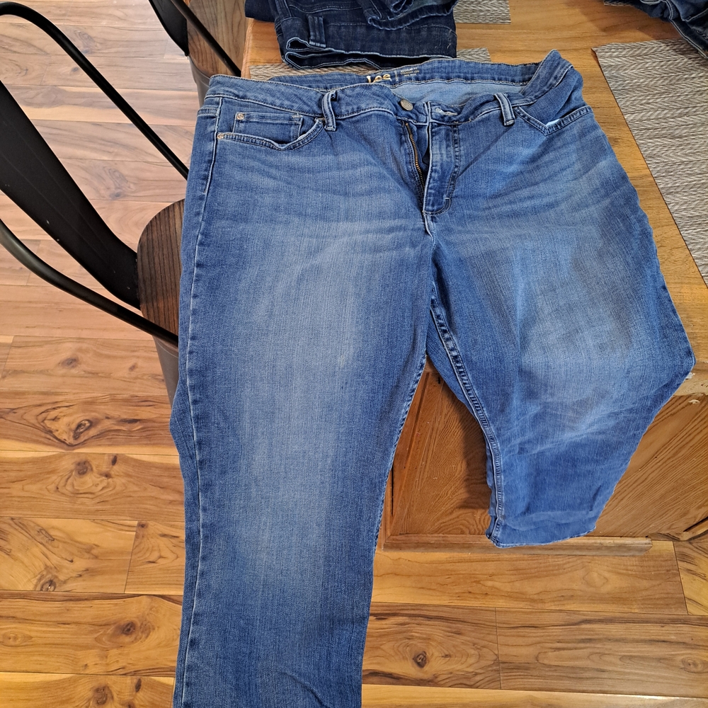 Lee Women's Classic Blue Straight Leg Jeans